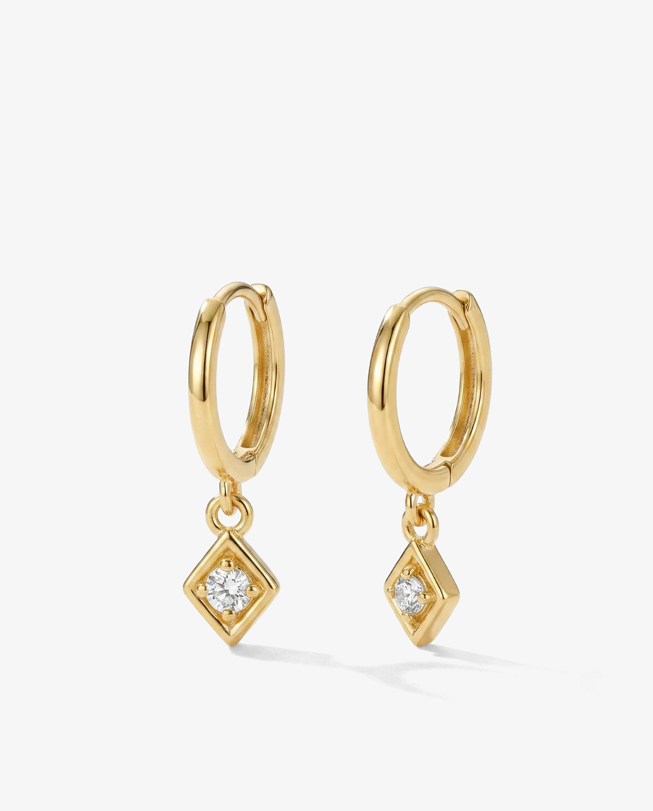 Rhombus Drop Earrings