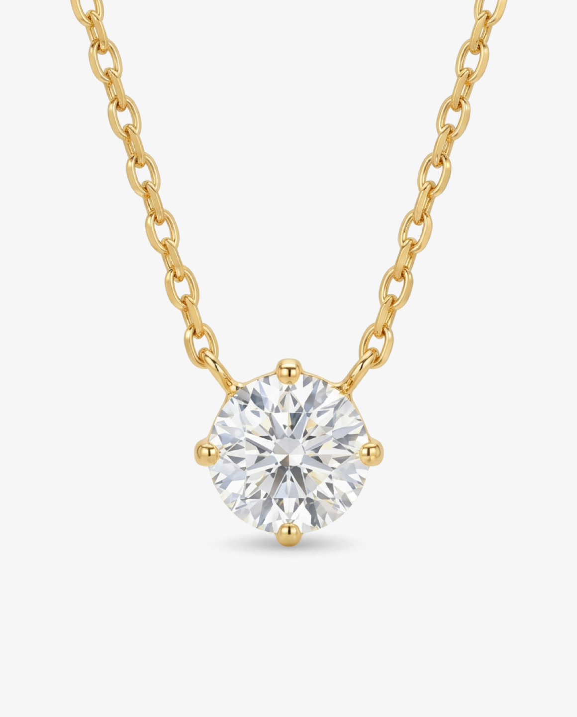 Solitaire Pendant Necklace