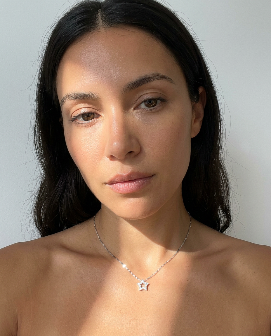 Pavé Star Pendant Necklace