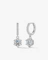 Solitario Drop Earrings