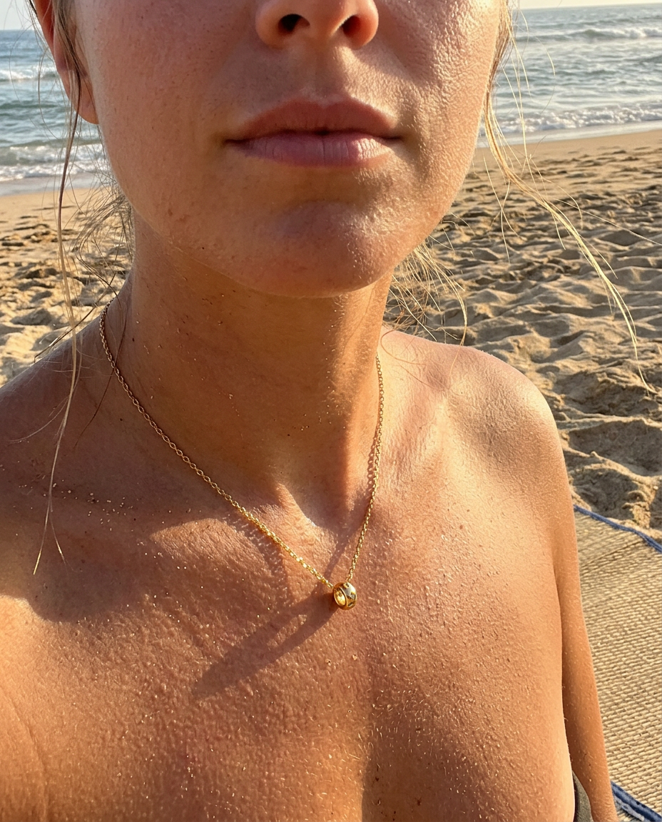 Pebble Charm Pendant Necklace